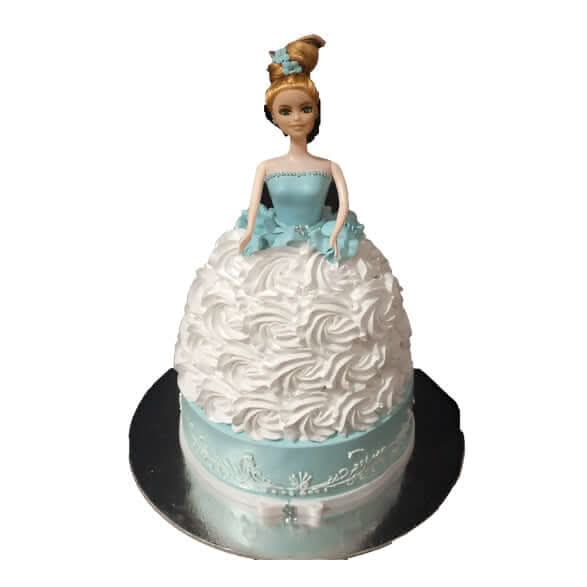 Barbie-Doll-Cream-Cake