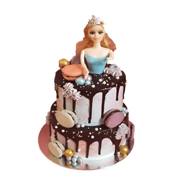Chocolate-Barbie-Tier-Cake