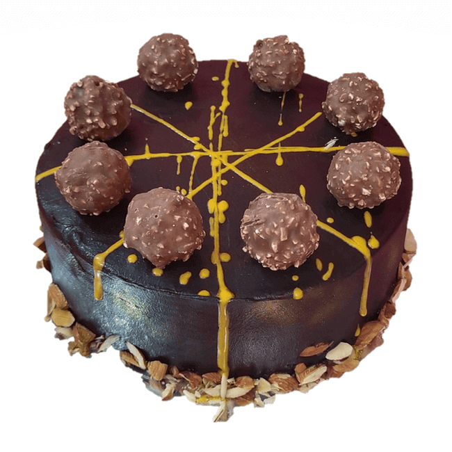 Ferrero-Rocher-Almond-Cake