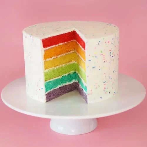 Rainbow Cream Cake