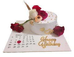 Rose_Calendar_Cake_Design