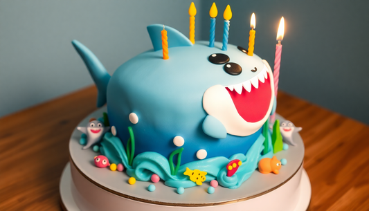 Dive into Fun with Baby Shark Cakes for Kids' Birthday Parties