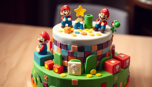 Unleash the Power of Mario: Celebrate Your Passion for Gaming with Delectable Mario Theme Cakes