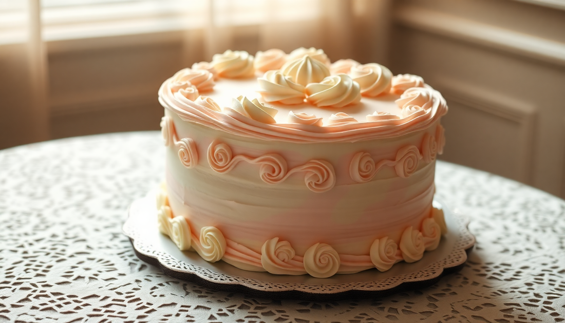 Vintage Piping is Back! Why the 'Grandma Chic' Cake is Trending for Modern Parties