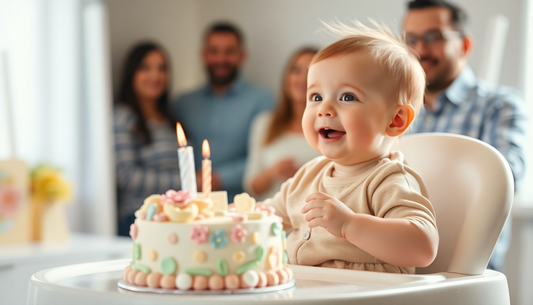 Celebrating Baby's Milestones: The Joy of Half-Year Birthday Cakes