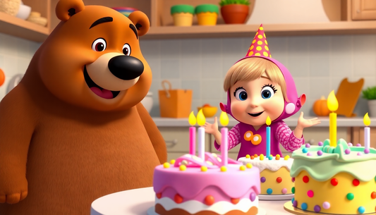 Masha And The Bear Cakes: A Fun and Playful Celebration