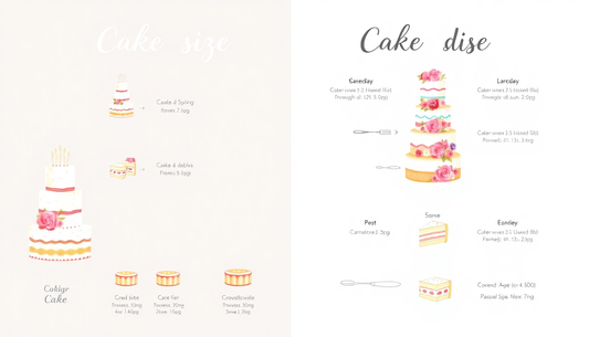 The Essential Guide to Cake Sizes: Choosing Enough Sweetness for All Your Guests