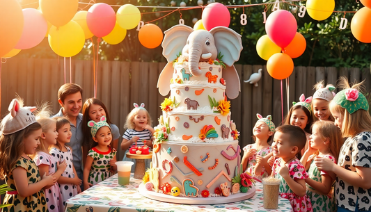 Trunk or Treat: Throwing a Wild Elephant-Themed Party with a Showstopping Cake