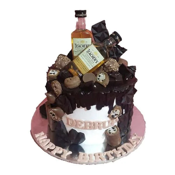 Liquor Theme Cakes