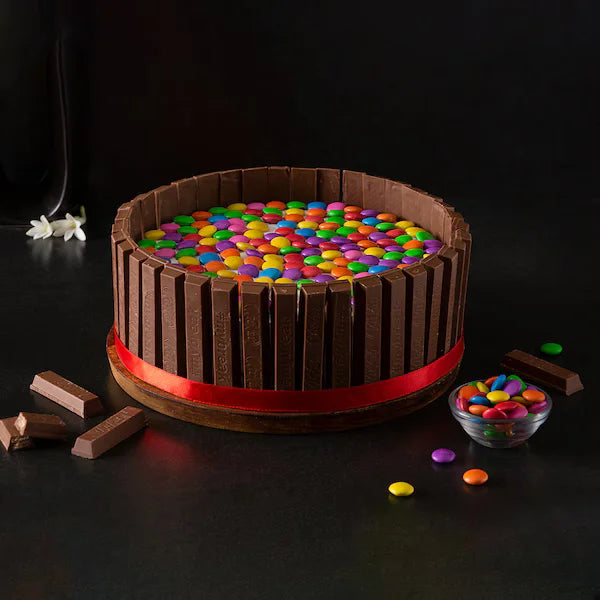 Kitkat Gems Cake