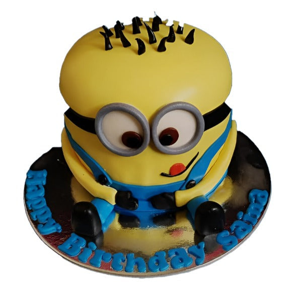  Minion Theme Cake