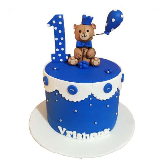 1st_Birthday_Teddy_Bear_Cake