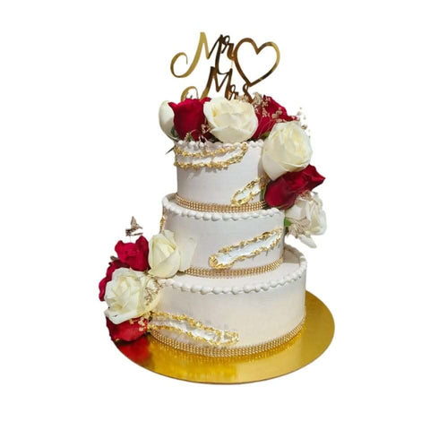 3 Tier Wedding Cake