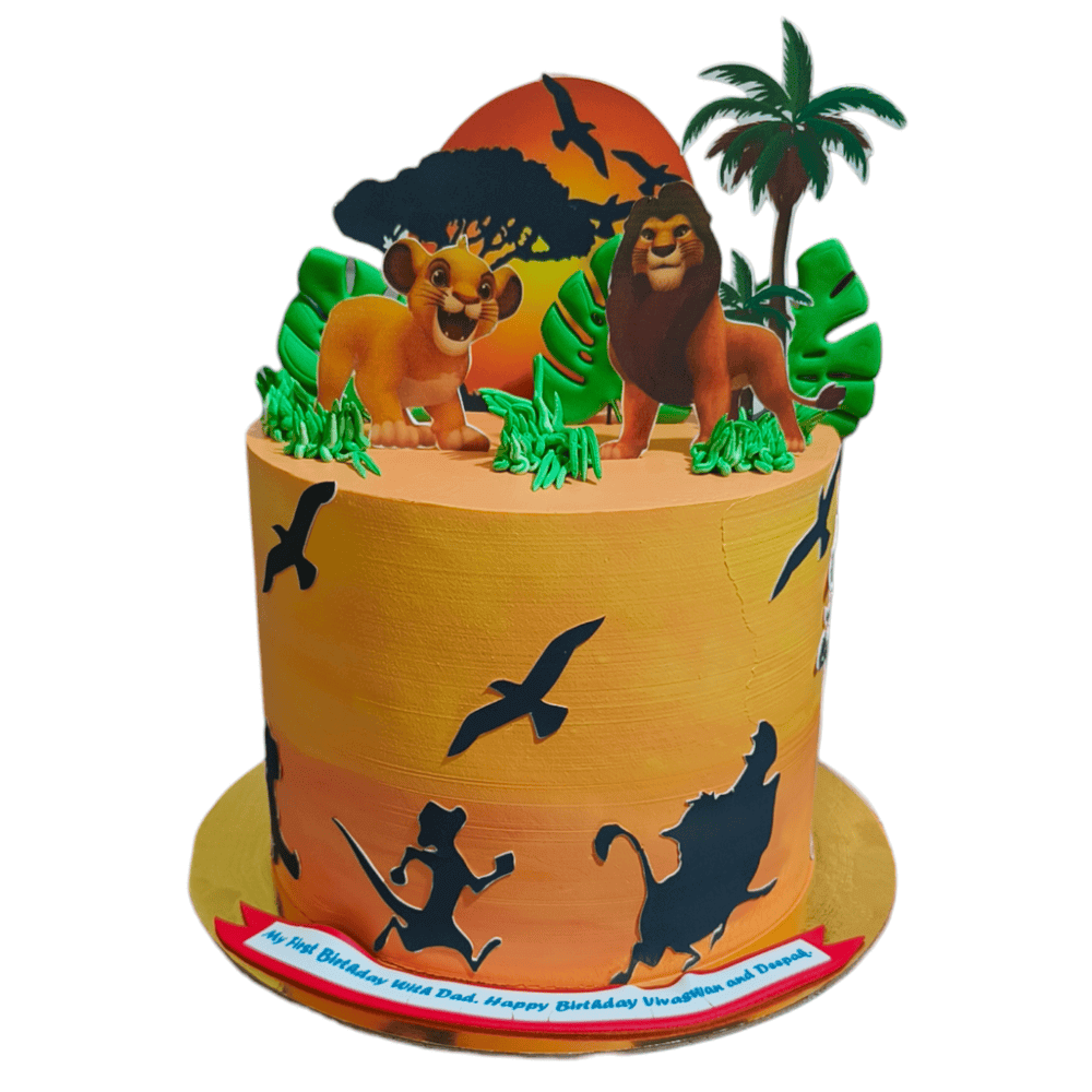 Africa Safari Sunset Cake