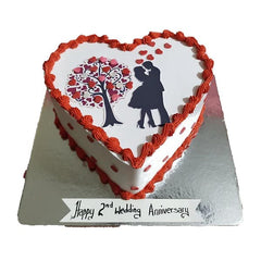 Anniversary Photo Cake