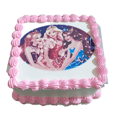 Barbie Photo Cake