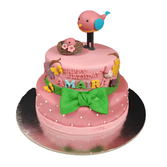 Bird Theme Cake