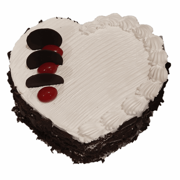 Black Forest Heart Shape Cake