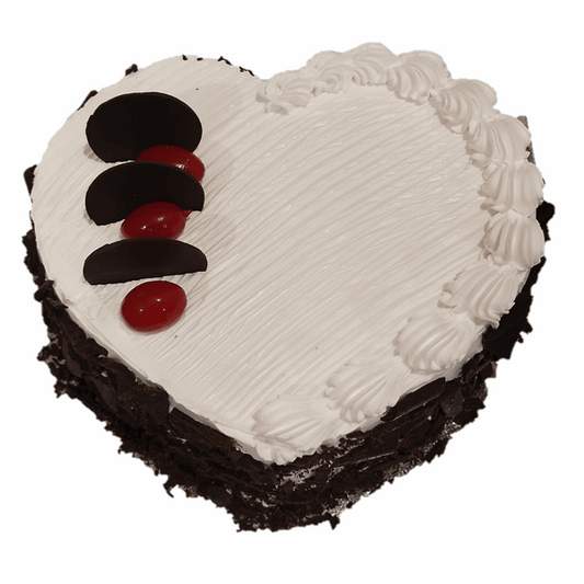 Black Forest Heart Shape Cake