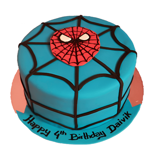 Black Forest Spiderman Cake