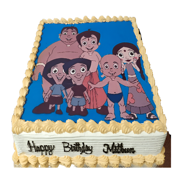 Chhota Bheem Photo Cake