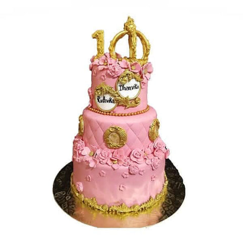 Cinderella Tier Birthday Cake