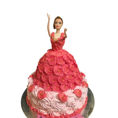 Cream_Fantasy_Barbie_Doll_Cake