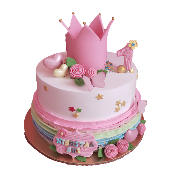 Crown Fondant Cake