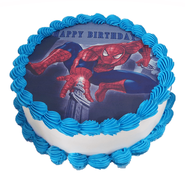 Delicious-Spiderman-Photo-Cake