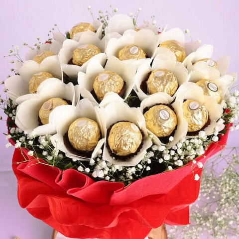 Delightful Ferrero Rocher Bunch - View 3