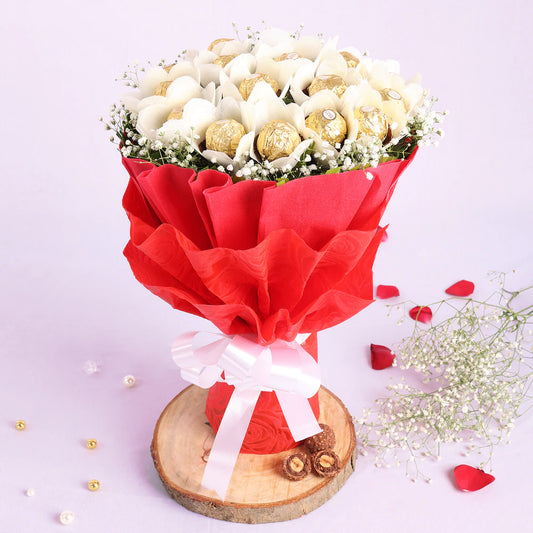 Delightful Ferrero Rocher Bunch 