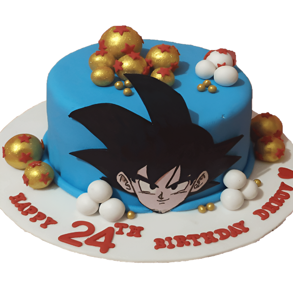 Dragon Ball Z Goku Cake