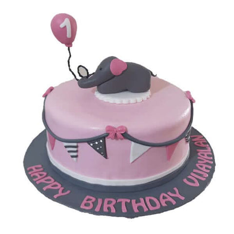 Elephant Baby Cake - View 4