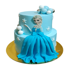 Elsa Anna Tier Cake