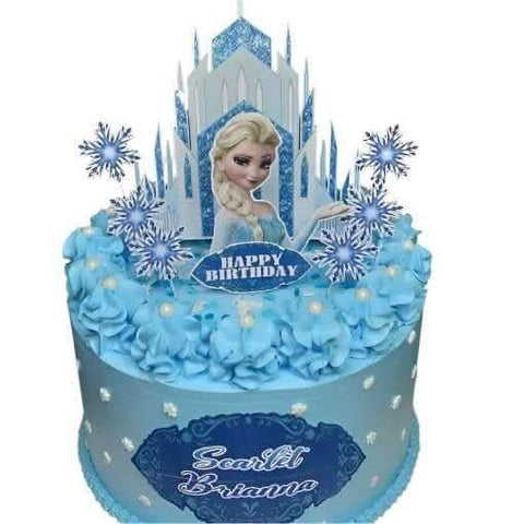 Elsa Castle Cake