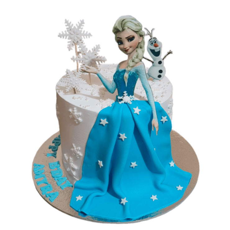 Elsa Doll Cake