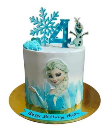 Elsa Frozen Cake