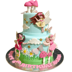 Fairy Themed Birthday Cake