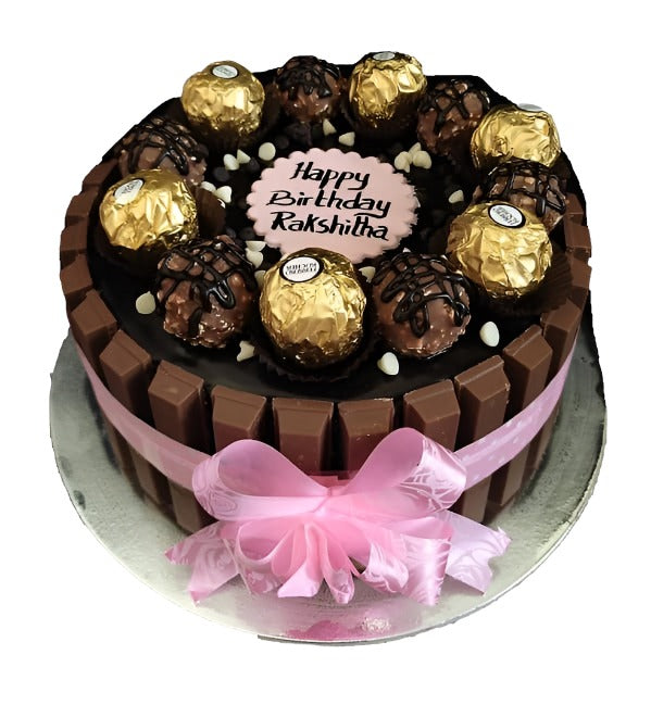 Ferrero Rocher KitKat Cake