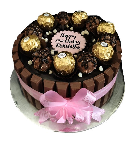 Ferrero Rocher KitKat Cake