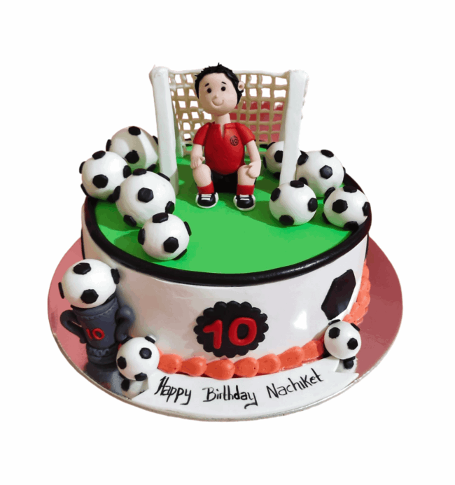 Football Cream Cake