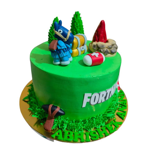 Fortnite Birthday Cake - View 3