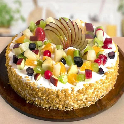 Fruity Crunchy Cream Cake - View 2