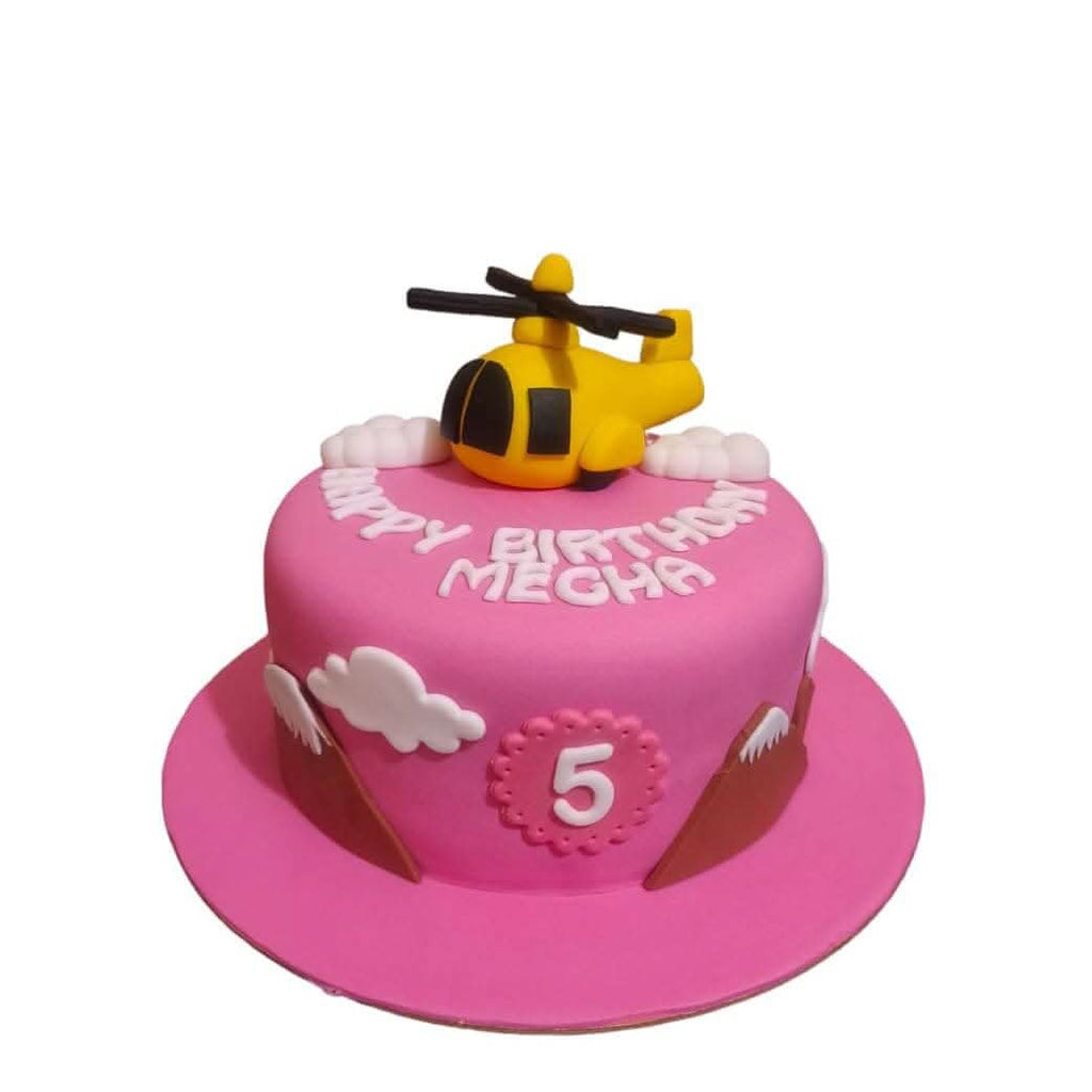 Helicopter Cake Order Aeroplane Theme Cake Online Kids Cake