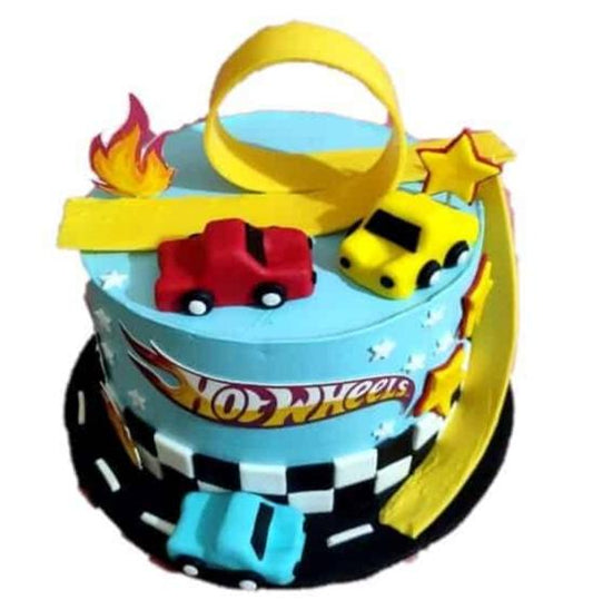 Hot Wheels Cake