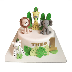 Jungle Theme Cake