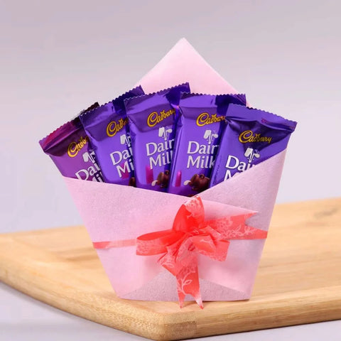 Love Trio Delight with Rosy Bliss Bouquet - View 3