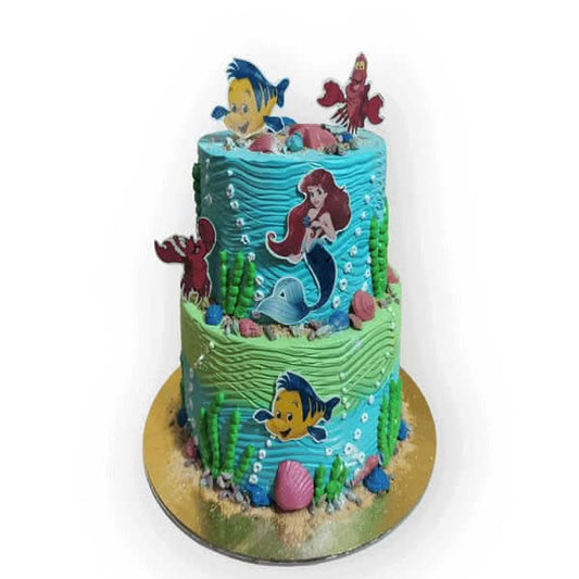 Mermaid_Theme_Cake