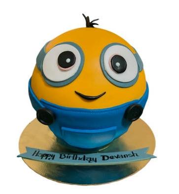 Minion Pinata Cake