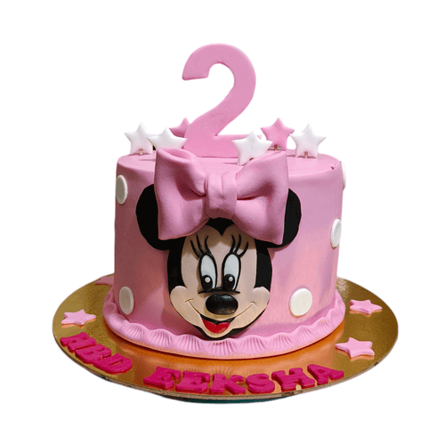 Minnie Mouse Bow Cake